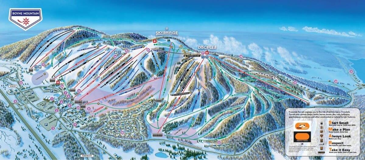 Boyne Mountain Condo -Sleeps 12 Boyne Falls المظهر الخارجي الصورة